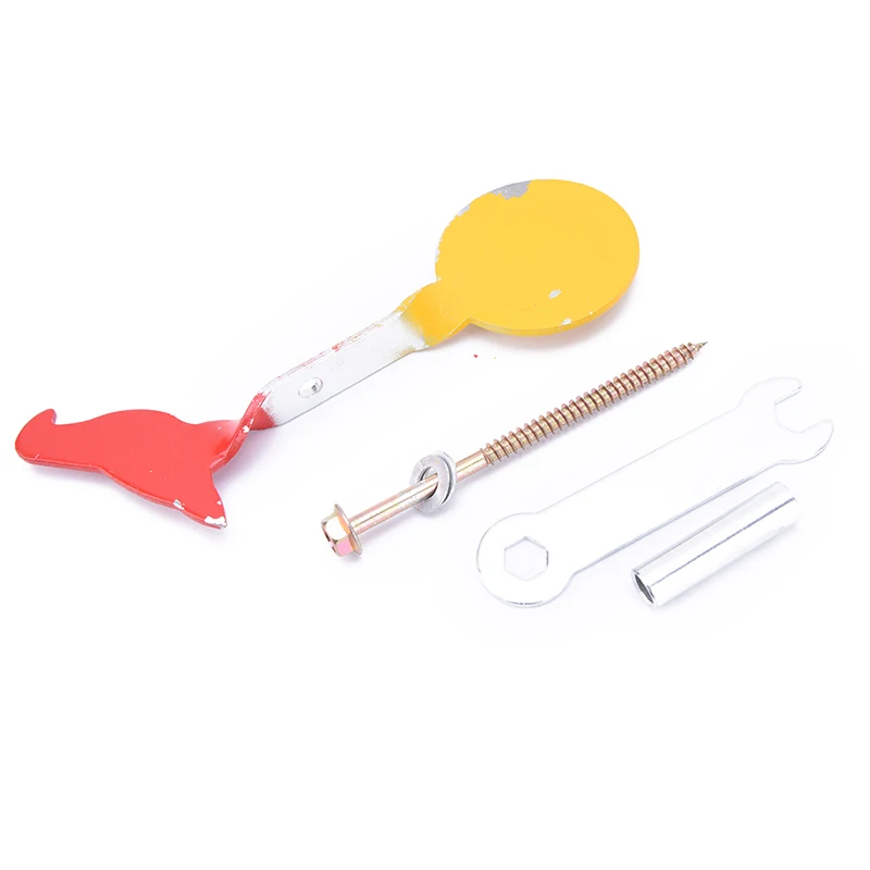 Objetivo de tiro de acero inoxidable, accesorio táctico giratorio de reinicio automático, práctica de Paintball de caza al aire libre, 1 ud. - imagen 2