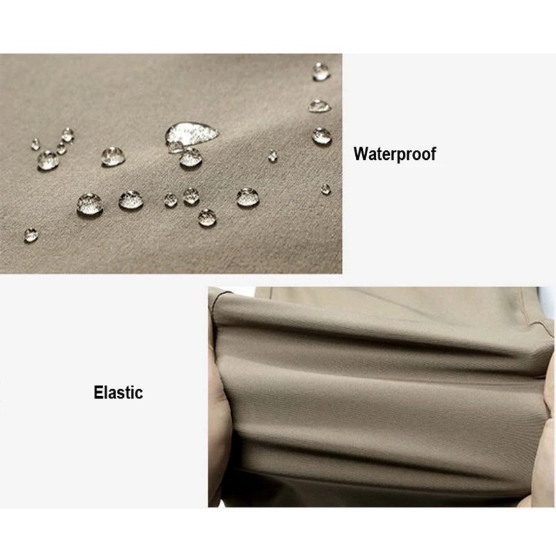 Novedad de verano, pantalones de asalto desmontables para hombre, impermeables, transpirables, para senderismo, Camping, pesca, escalada, pantalones de talla grande 6XL - imagen 3