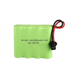 Cargador batería NiMH 4.8V 3000mAh para coches control remoto SM