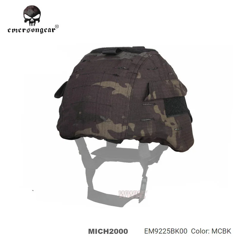 EMERSONgear-cubierta de casco táctico para caza Airsoft, accesorios para casco MICH2000 - imagen 4