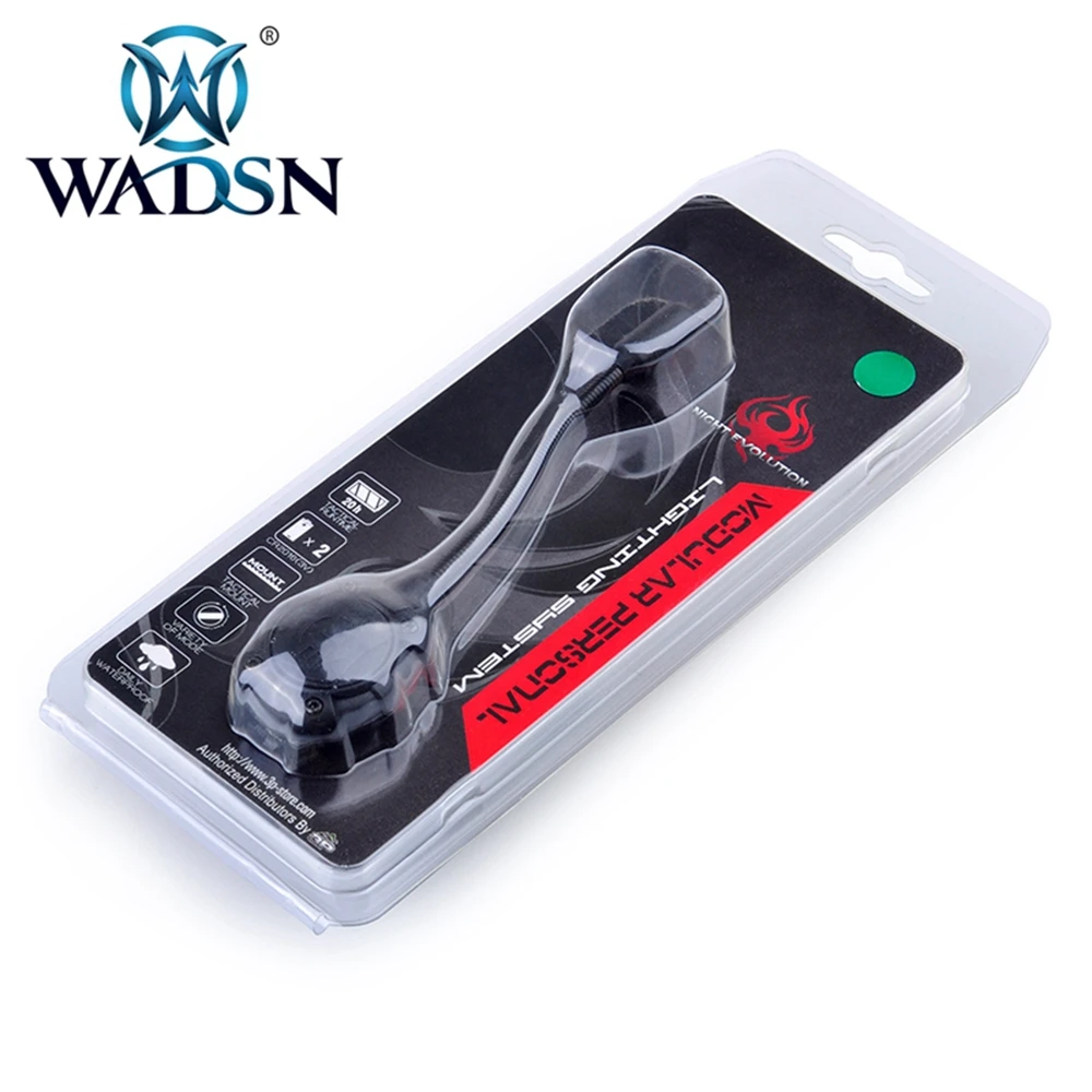 WADSN luz para casco táctico, lámpara de iluminación para exteriores, iluminación para casco de seguridad, luz para caza, caza, Suzuki Tec, PLS1 - imagen 5