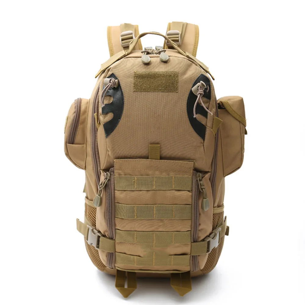 Mochila táctica de 45l para hombre, bolsa de Camping, senderismo, viajes, deportes, escalada, Molle, caza, al aire libre, Montañismo - imagen 3
