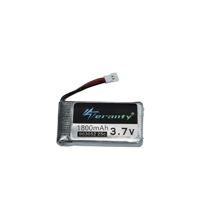 Batería Lipo de 3,7 V, 1800mAh, 903052, cargador para Syma X5, X5C, X5SW, X5SC, X5S, X5SC-1, M18, H5P, RC, Quadcopter, 3,7 V - imagen 2