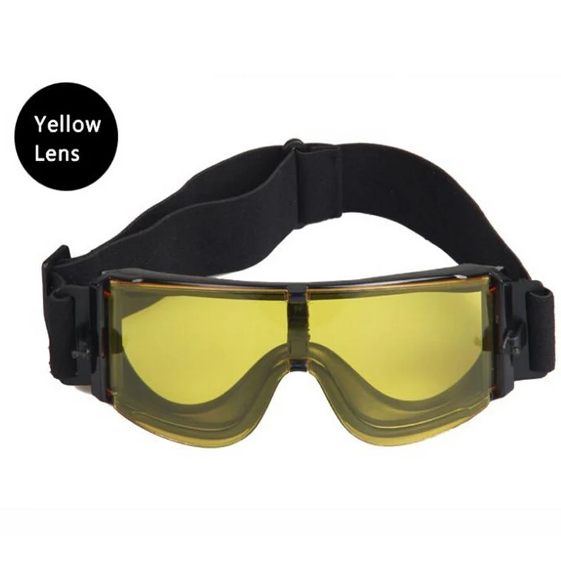 Gafas tácticas militares X800, gafas de sol con protección contra el viento y los rayos UV, gafas de tiro con balas de Color para caza del ejército - imagen 5