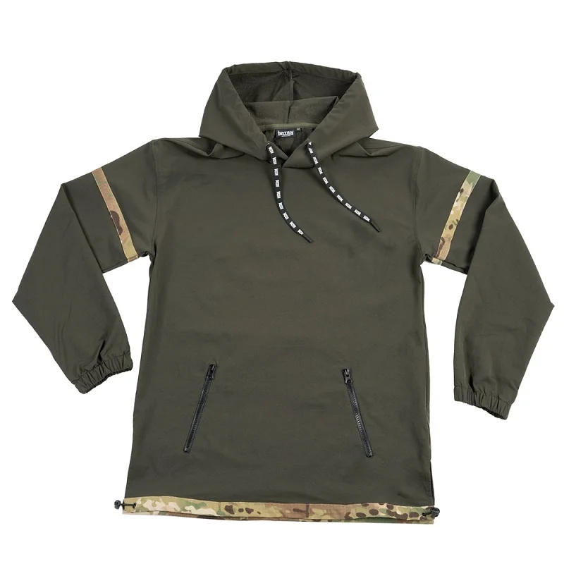 Camisa de caza táctica, manga larga elástica, jersey con capucha, uniforme de combate, uso al aire libre - imagen 2