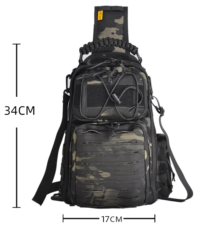 HAN WILD-mochila táctica militar para hombre y mujer, bolsa de viaje deportiva para senderismo, Camping, escalada - imagen 2