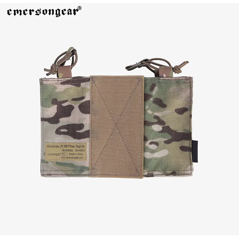 Emersongear-chaleco táctico JPC, conjunto de bolsa de Radio MBITR, bolsa con función de intercomunicador, Airsoft, Trekking, Camping, caza al aire libre, nailon, EM8333 - imagen 3