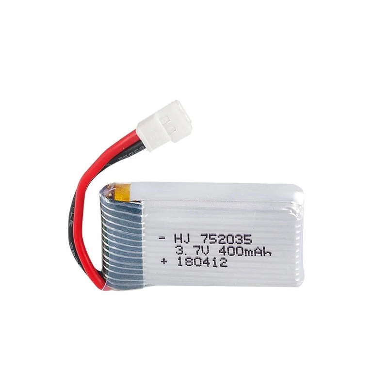 3,7 V 400mAh 35C Lipo batería y cargador de batería para X4 H107 H31 KY101 E33C E33 U816A V252 H6C recambio de drones cuadricóptero RC - imagen 3