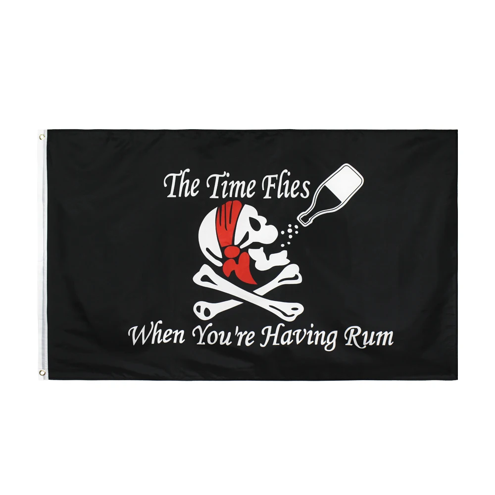 FLAGLAND Bandera pirata calavera Jolly Roger con huesos cruzados - imagen 5