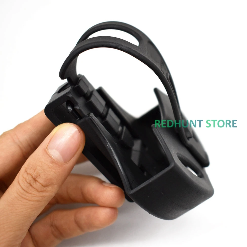 Funda táctica con puño superior abierto para caza, compatible con esposas estándar para cinturón de 5,5 cm para entrenamiento Airsoft, funda con funda de seguridad - imagen 5