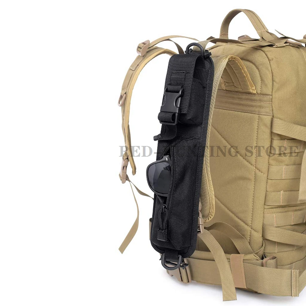 Mochila táctica Molle con correa para el hombro, bolsa de accesorios para exteriores, EDC, Airsoft, caza, linterna, bolsa para teléfono - imagen 4