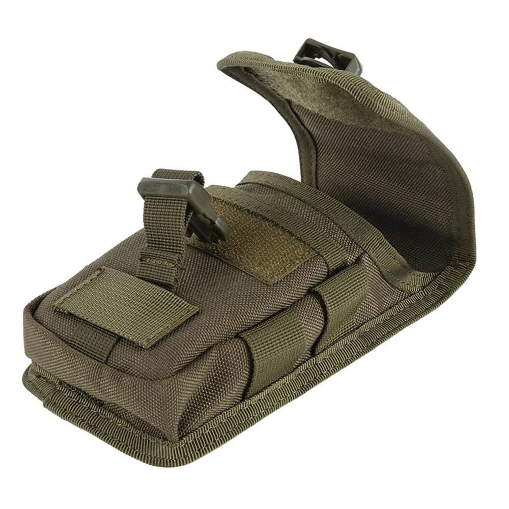 Bolsa táctica para teléfono de doble capa, bolsas Molle de camuflaje para caza, riñonera Molle para caza al aire libre, riñonera, bolsa deportiva para exteriores - imagen 4