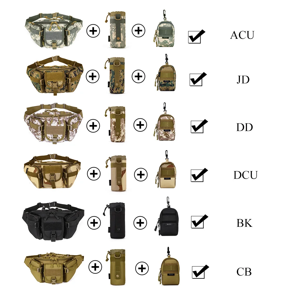 PROTECTOR PLUS bolsa de caza táctica al aire libre con bolsas Molle, riñonera deportiva de estilo militar para pesca, senderismo y agua - imagen 2