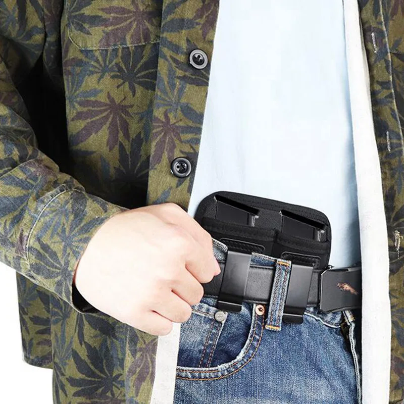 IWB-Bolsa de transporte oculta, cuchillo, linterna, encendedor, pistola Mag, soporte CZ G2C Glock 17 19 43 Sig Sauer 92f, accesorio - imagen 5