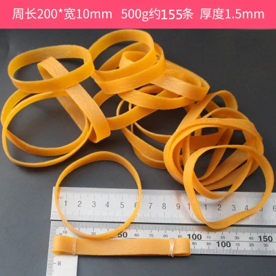 20 piezas 10MM de ancho 5,0 6,3 7,6 CM de diámetro exterior encuadernación multifuncional versión amplia banda de goma fuerte - imagen 3