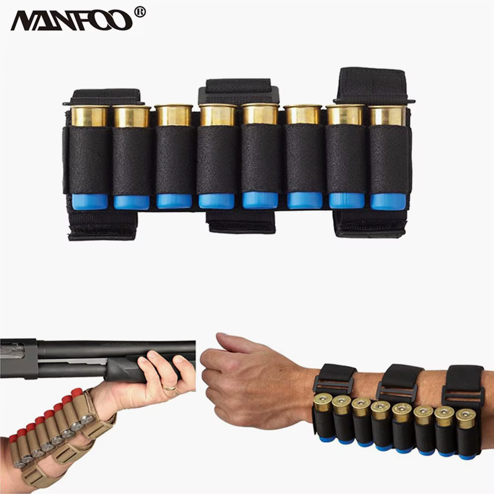 Portacartuchos antebrazo desmontable nailon para escopeta