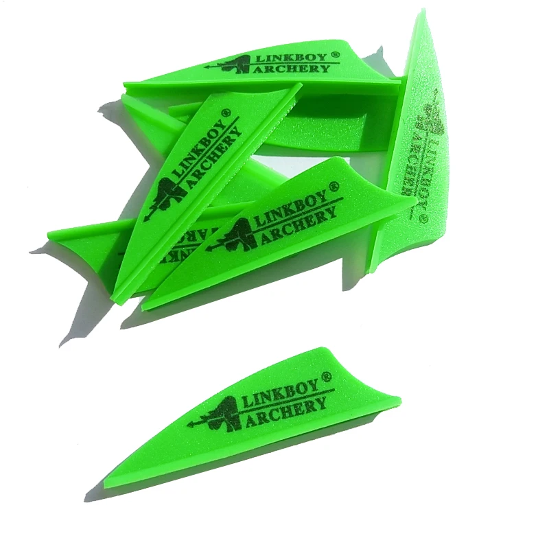 Linkboy-varillas de flecha de Tiro con Arco recurvo, accesorios de plástico para tiro con arco, caza, 1,75 pulgadas, 12 unidades por lote - imagen 4