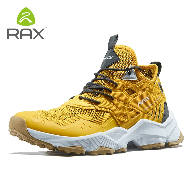 RAX, nuevos zapatos de senderismo al aire libre de alta calidad para hombres, zapatillas de deporte de cuero antideslizantes transpirables para escalada, senderismo y senderismo - imagen 5