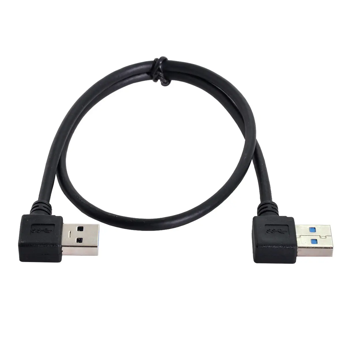 Cable de extensión CY USB 3,0 tipo A macho, 90 grados, ángulo izquierdo A USB 3,0 A, tipo derecho - imagen 4