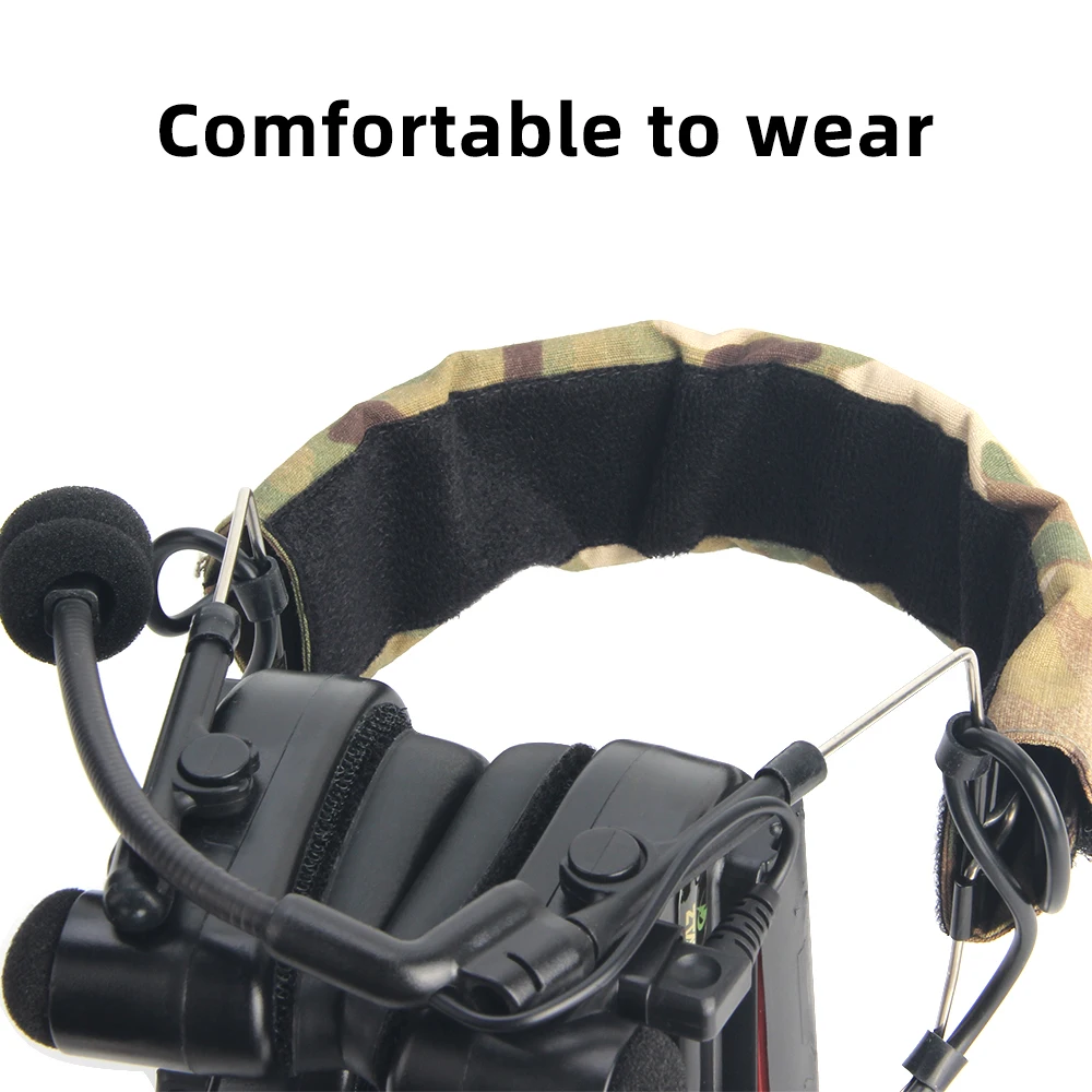 Z TAC auriculares tácticos militares Softai Comta II, auriculares activos Airsoft con cancelación de ruido para caza, accesorios de walkie-talkie - imagen 5