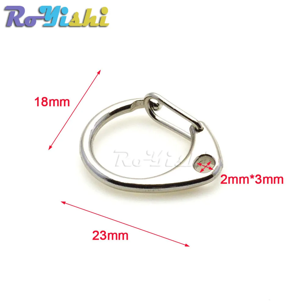 Llaveros de plata de 1000 unids/paquete, anillo dividido, llaveros de alta calidad, accesorios para hacer bricolaje - imagen 4