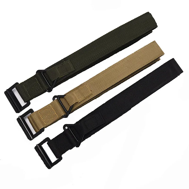 Cinturón táctico multifuncional para entrenamiento militar, cinturilla de combate, nailon 1000D, accesorios deportivos para caza y Airsoft - imagen 5