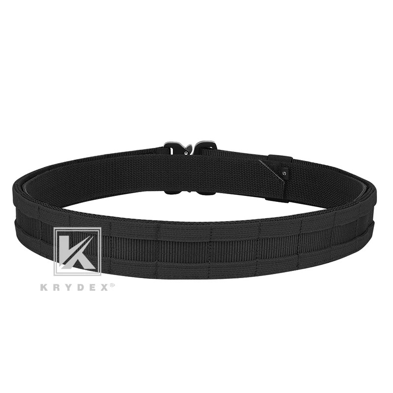 KRYDEX-Cinturón táctico de 1,7 pulgadas y 1,5 pulgadas, aparejo de trabajo 2 en 1, cinturón MOLLE de liberación rápida exterior e interior para caza, tiro, equipo al aire libre - imagen 2