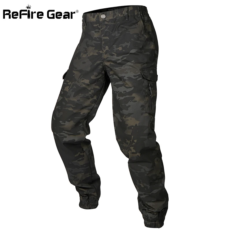 Pantalones militares tácticos de ReFire Gear para hombre, pantalón de camuflaje informal con múltiples bolsillos, resistente al agua, para ir al trabajo - imagen 3
