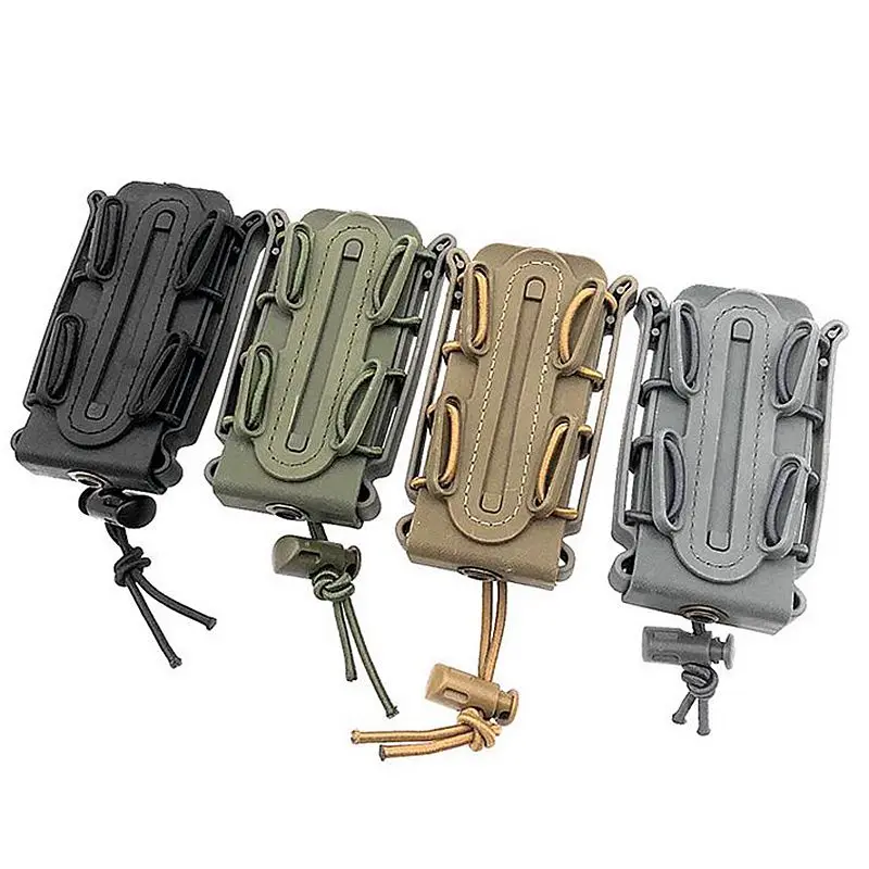 Bolsas ajustables para revistas, bolsa táctica Molle de plástico con Clip para cinturón, 9Mm - imagen 5