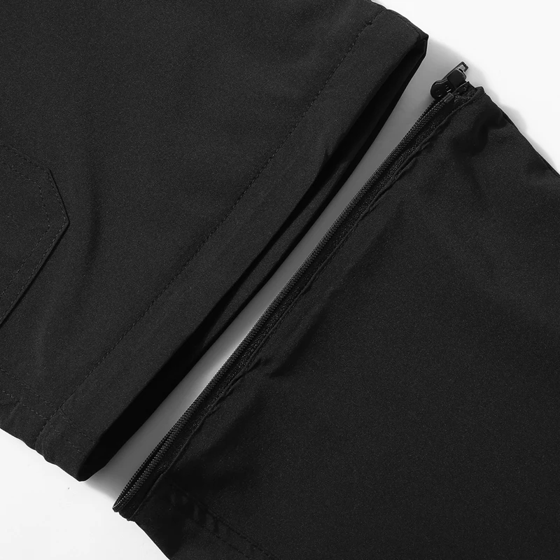 Pantalones de secado rápido desmontables para hombre y mujer, pantalones impermeables, tren transpirable, senderismo, pesca, Camping, escalada, tren, verano, S-6XL - imagen 5