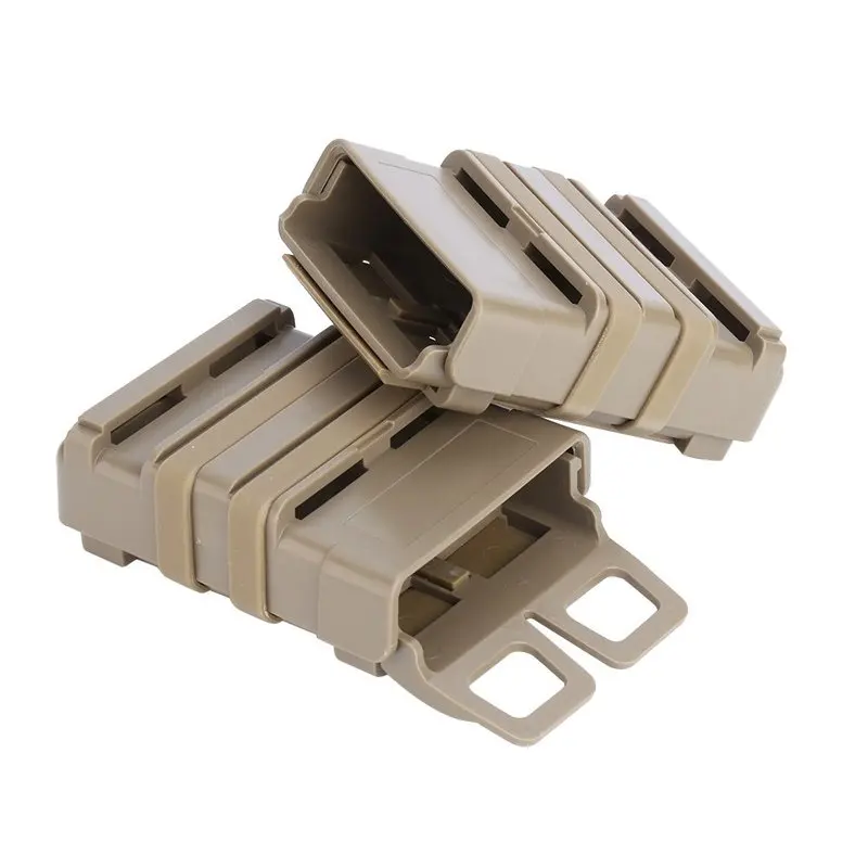 FMA Airsoft Rifle 5,56 Mag M4 revista de fijación rápida bolsa táctica sistema Molle cartucho de carcasa dura para caza