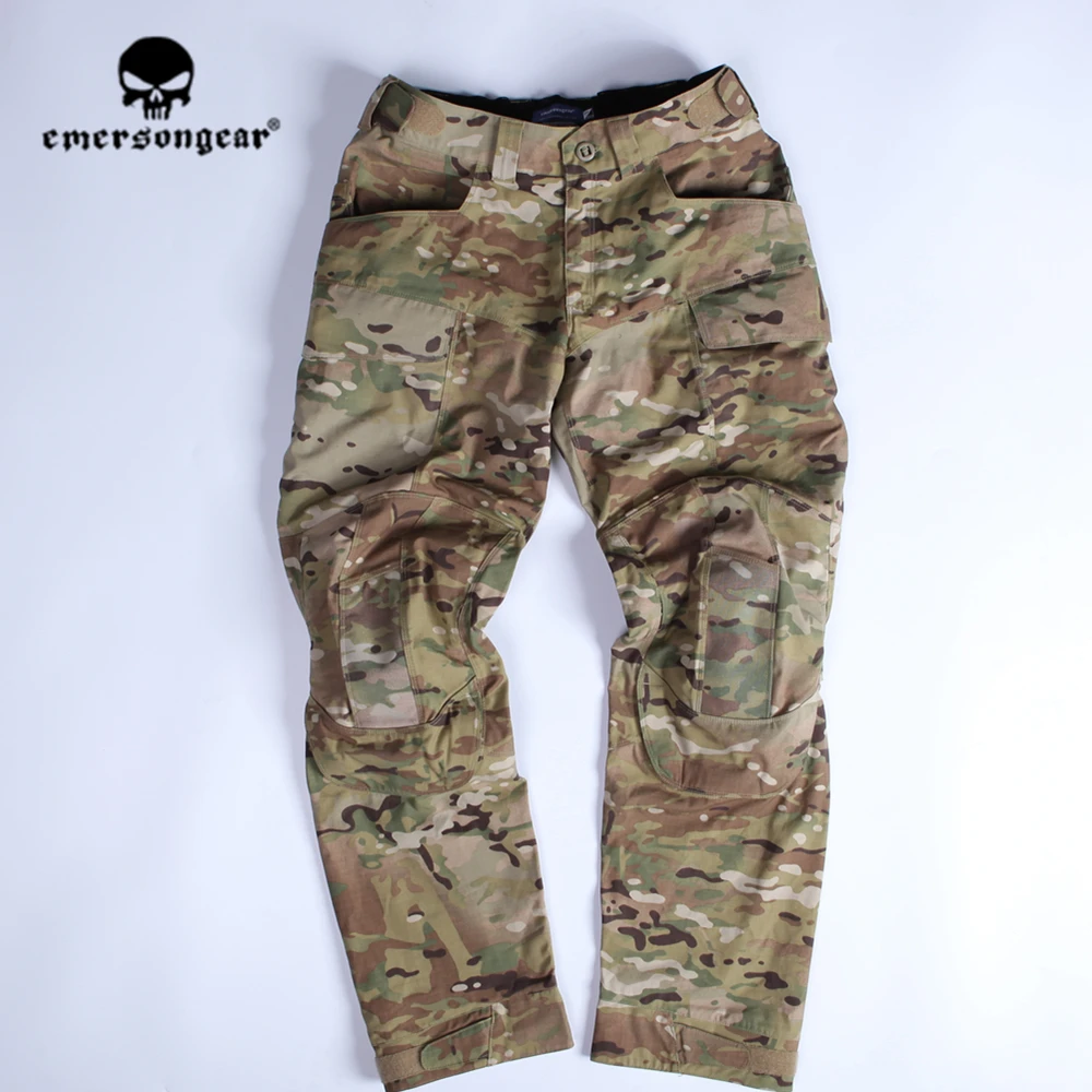 Emersongear pantalones de asalto de combate BDU caza al aire libre entrenamiento Airsoft Camping combate pantalones de camuflaje - imagen 2