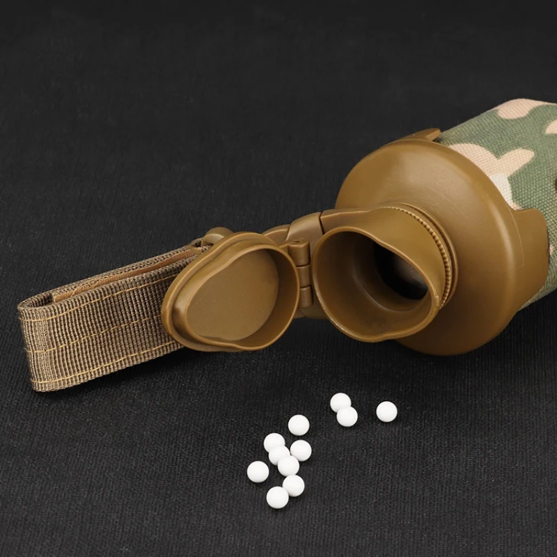 Bolsa de almacenamiento BB plegable de 3000rds, sistema de bolsa Molle para revistas tácticas, accesorios de Paintball, organizador de tiro - imagen 4