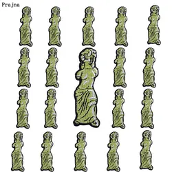 Prajna, 10 Uds., venta al por mayor, parches bordados de Venus para brazo roto en ropa, apliques, parche espacial, parches para planchar para ropa DIY