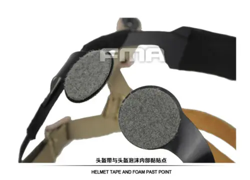 Almohadillas interiores protectoras de espuma viscoelástica y revestimientos de suspensión para cascos balísticos FMA M/L L/XL equipo táctico - imagen 4