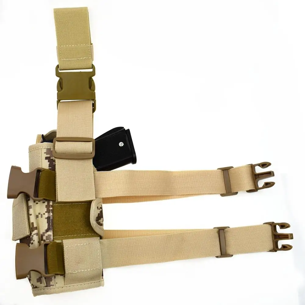 Funda táctica de nailon para pierna, Funda Universal para Glock 17, 19, 22, Beretta M9, Airsoft, pistola, muslo, G2C Makarov, Hk, Usp - imagen 2