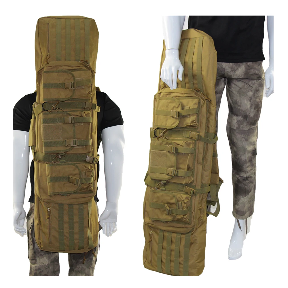 Bolsa para Rifle de 47 pulgadas, funda para pistola, mochila doble para Rifles, bolsa de transporte para M4a1 AR15, paquete de protección para tiro al aire libre, accesorios de caza - imagen 4