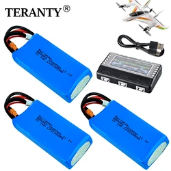 XK X450 Batería LiPo 11.1V 1300mAh con cargador para avión RC