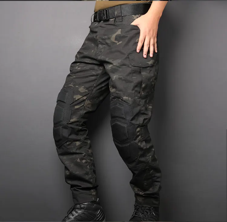 Pantalones largos de camuflaje táctico para hombre, ropa deportiva para exteriores, primavera y otoño - imagen 5