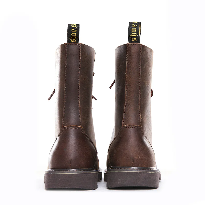 Zapatos de senderismo para hombre, botas de caza, zapatos tácticos, tobillo de combate en el desierto, zapatillas impermeables, zapatos altos de cuero para caminar en la nieve para mujer - imagen 5