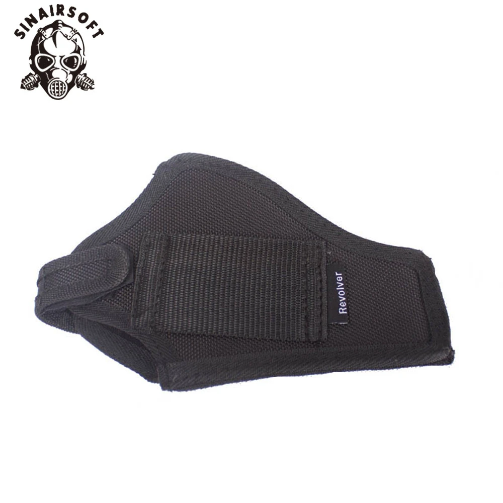 SINAIRSOFT-funda táctica para revólver de mano derecha, funda para pistola de Airsoft, Oxford, larga/corta, de extracción rápida, para caza - imagen 3