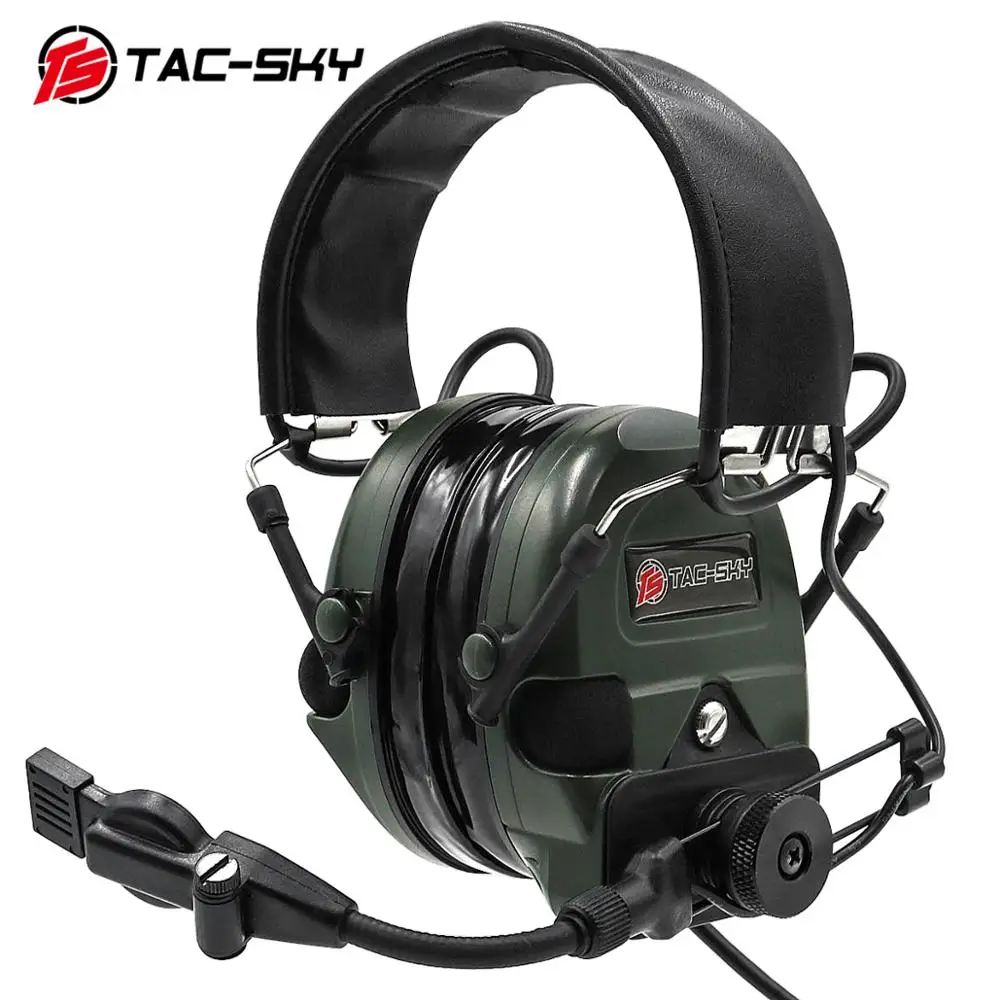 TCI LIBERATOR-orejeras de silicona para walkie-talkie, cascos con reducción de ruido, para Tiro Táctico militar, FG, 1 TAC-SKY - imagen 3