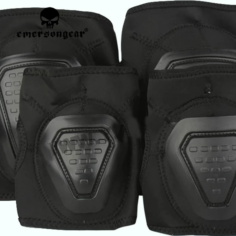 Emersongear táctico DNI neopreno codo rodillera conjunto equipo de protección suave batalla combate caza entrenamiento al aire libre senderismo ciclismo - imagen 4