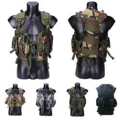 Chaleco táctico MOLLE camuflaje – Airsoft caza y entrenamiento