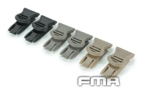 FMA-Correa giratoria para gafas, Clips giratorios DE 19mm DE ancho para montaje en riel DE casco deportivo BK/DE/FG, novedad - imagen 4
