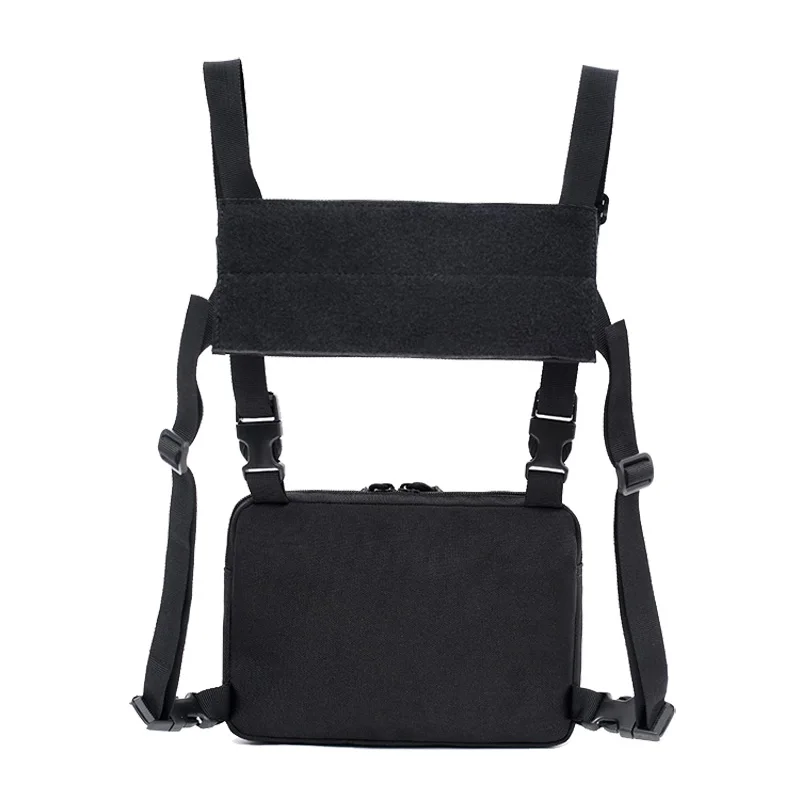 Bolsa de pecho táctica de nailon 1000D, chaleco militar desmontable, bolsa Molle, bolso de hombro, bolsas deportivas para acampar al aire libre, accesorios de caza - imagen 2