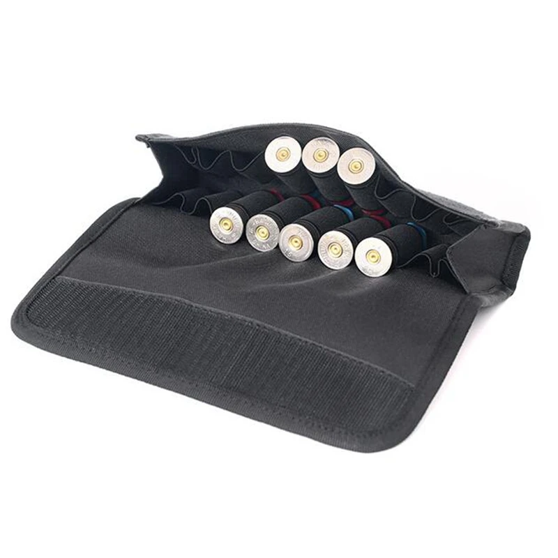 Carcasa redonda de escopeta táctica, funda de munición, soporte de recarga Molle para pistola de Calibre 12 o 20, 18 - imagen 5