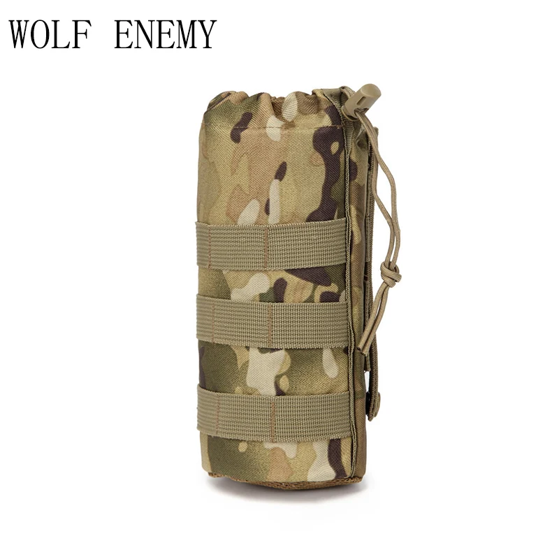 Bolsa táctica para botella de agua, bolsa Molle de tela 1000D para caza, viaje al aire libre, Camping, senderismo y pesca, novedad - imagen 3