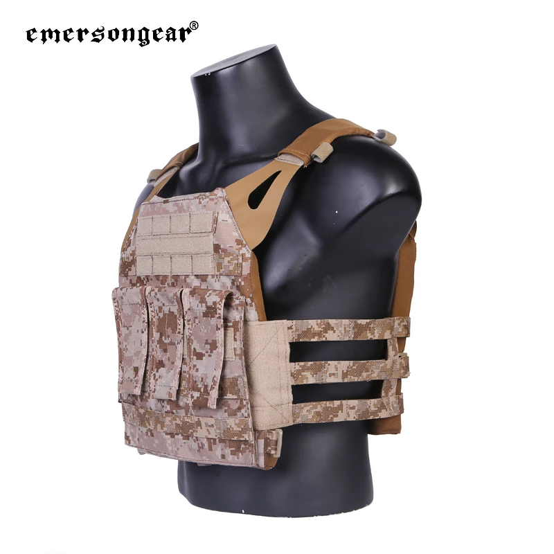 Emersongear NJPC chaleco táctico portador de placa bolsa para revistas bolsa Molle Board Body Armor Airsoft combate equipo de caza - imagen 2