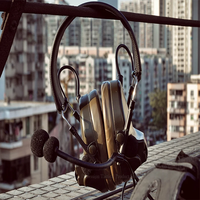 Z-tactical-auriculares Softair Airsoft, cascos Pelto Comta II C2 con cancelación de ruido para proteger el disparo - imagen 3